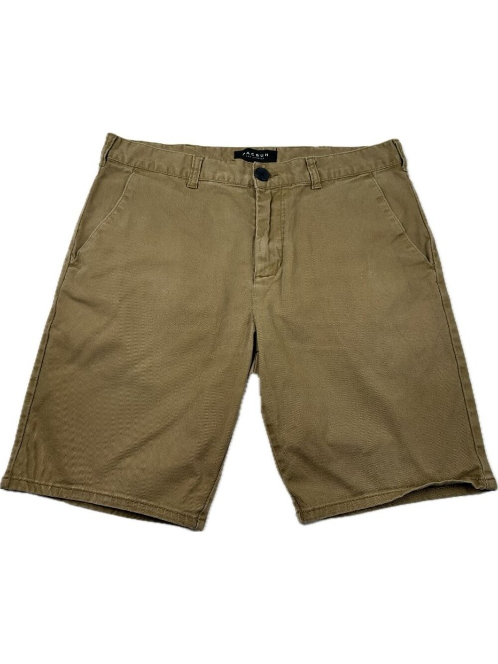 PacSun Men’s Stretch Chino Khaki Shorts 9” Size 31